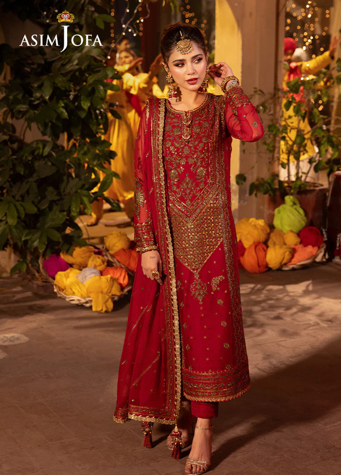 Chamak Damak By Asim Jofa Luxury Festive Embroidered Lawn 3 Piece Unstitched Suit AJ24CD AJCD-13 Chamak Damak By Asim Jofa Luxury Festive Embroidered Lawn 3 Piece Unstitched Suit AJ24CD AJCD-13