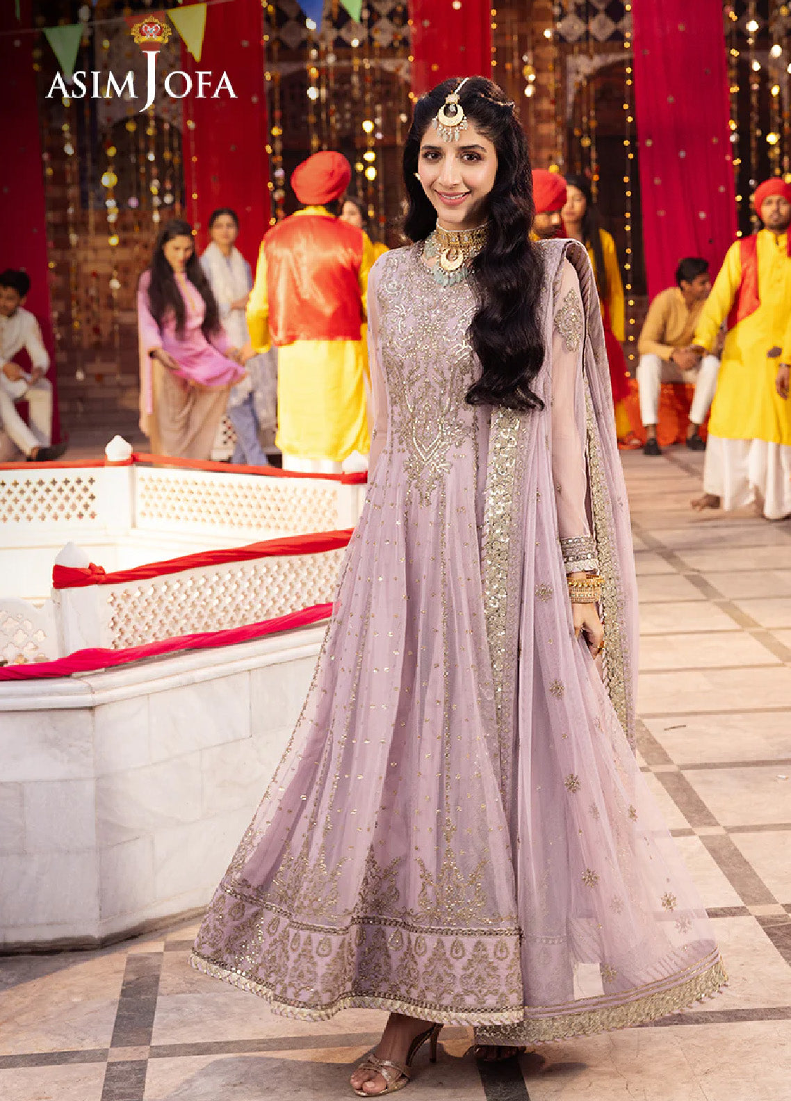 Chamak Damak By Asim Jofa Luxury Festive Embroidered Lawn 3 Piece Unstitched Suit AJ24CD AJCD-16 Chamak Damak By Asim Jofa Luxury Festive Embroidered Lawn 3 Piece Unstitched Suit AJ24CD AJCD-16