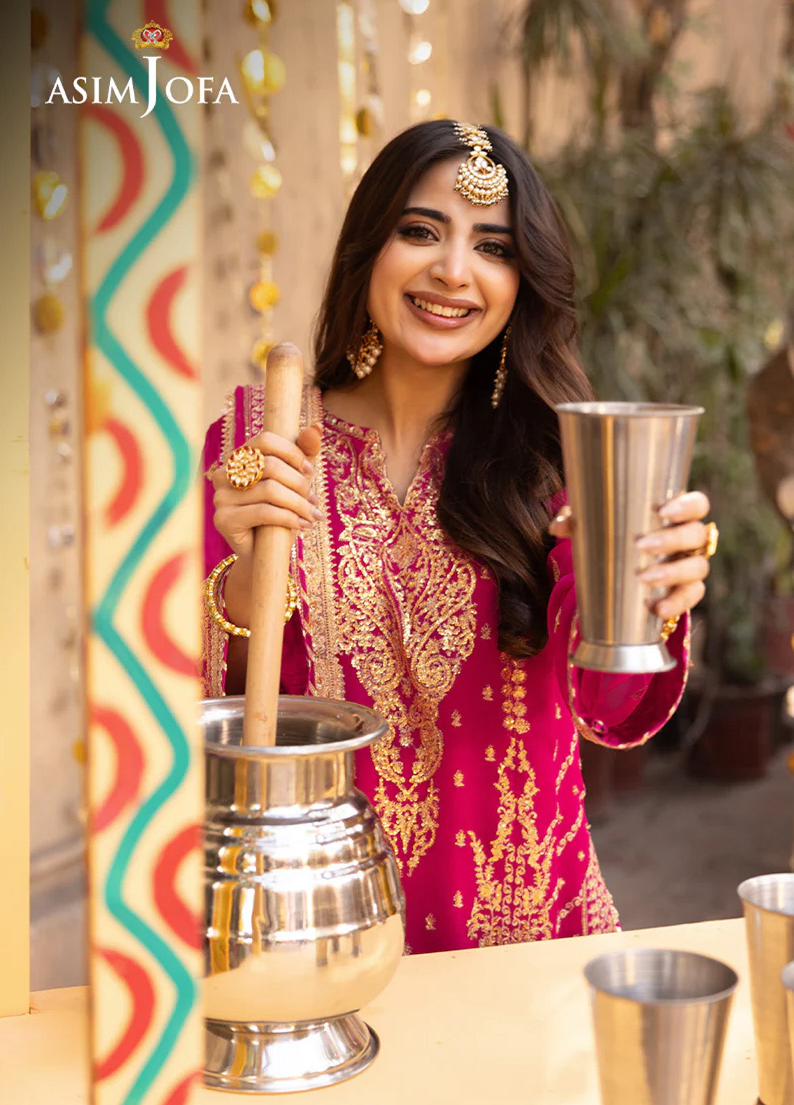 Chamak Damak By Asim Jofa Luxury Festive Embroidered Lawn 3 Piece Unstitched Suit AJ24CD AJCD-21 Chamak Damak By Asim Jofa Luxury Festive Embroidered Lawn 3 Piece Unstitched Suit AJ24CD AJCD-21