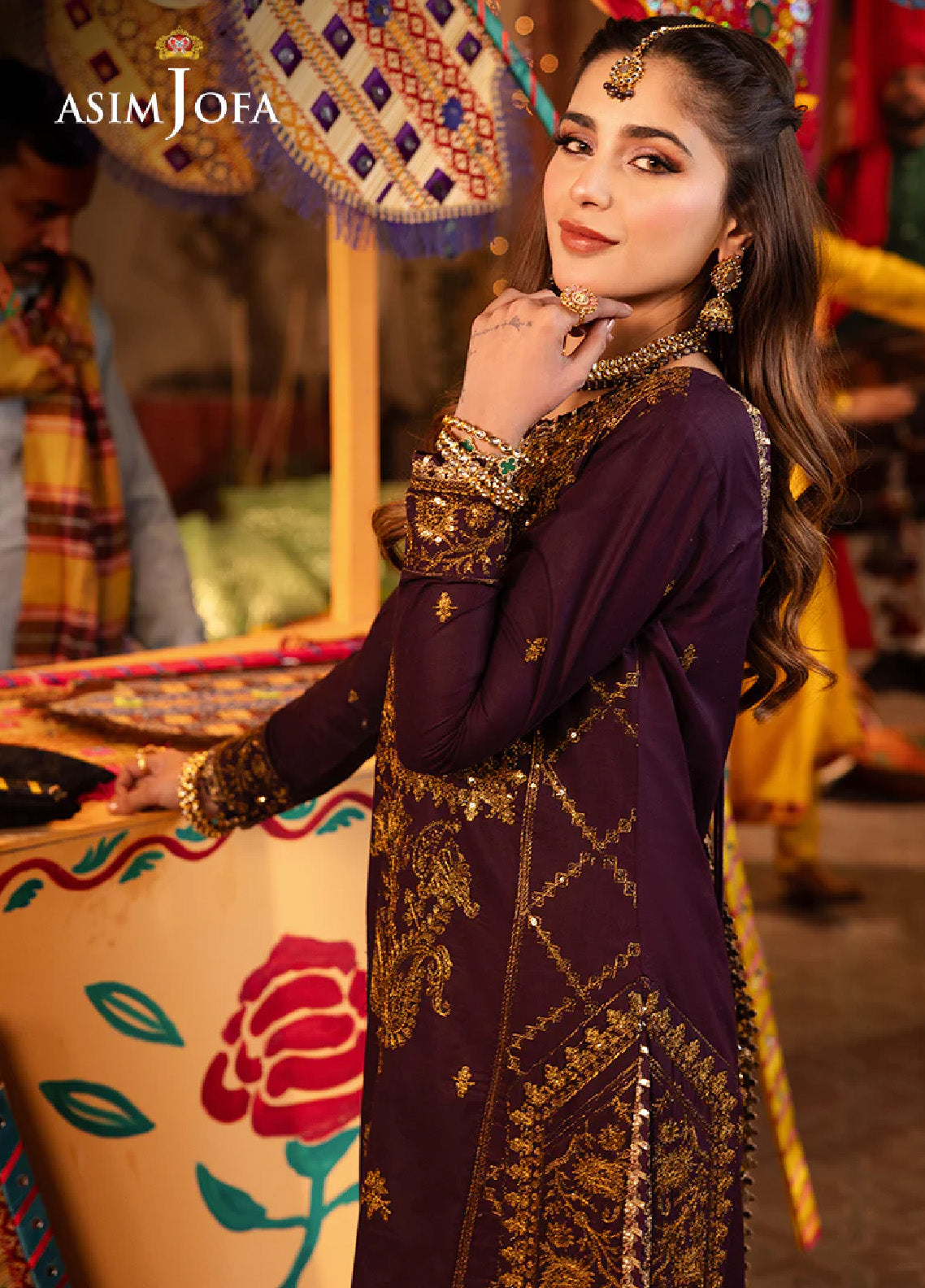 Chamak Damak By Asim Jofa Luxury Festive Embroidered Lawn 3 Piece Unstitched Suit AJ24CD AJCD-23 Chamak Damak By Asim Jofa Luxury Festive Embroidered Lawn 3 Piece Unstitched Suit AJ24CD AJCD-23