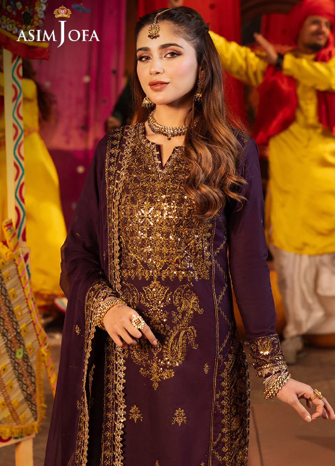 Chamak Damak By Asim Jofa Luxury Festive Embroidered Lawn 3 Piece Unstitched Suit AJ24CD AJCD-23 Chamak Damak By Asim Jofa Luxury Festive Embroidered Lawn 3 Piece Unstitched Suit AJ24CD AJCD-23