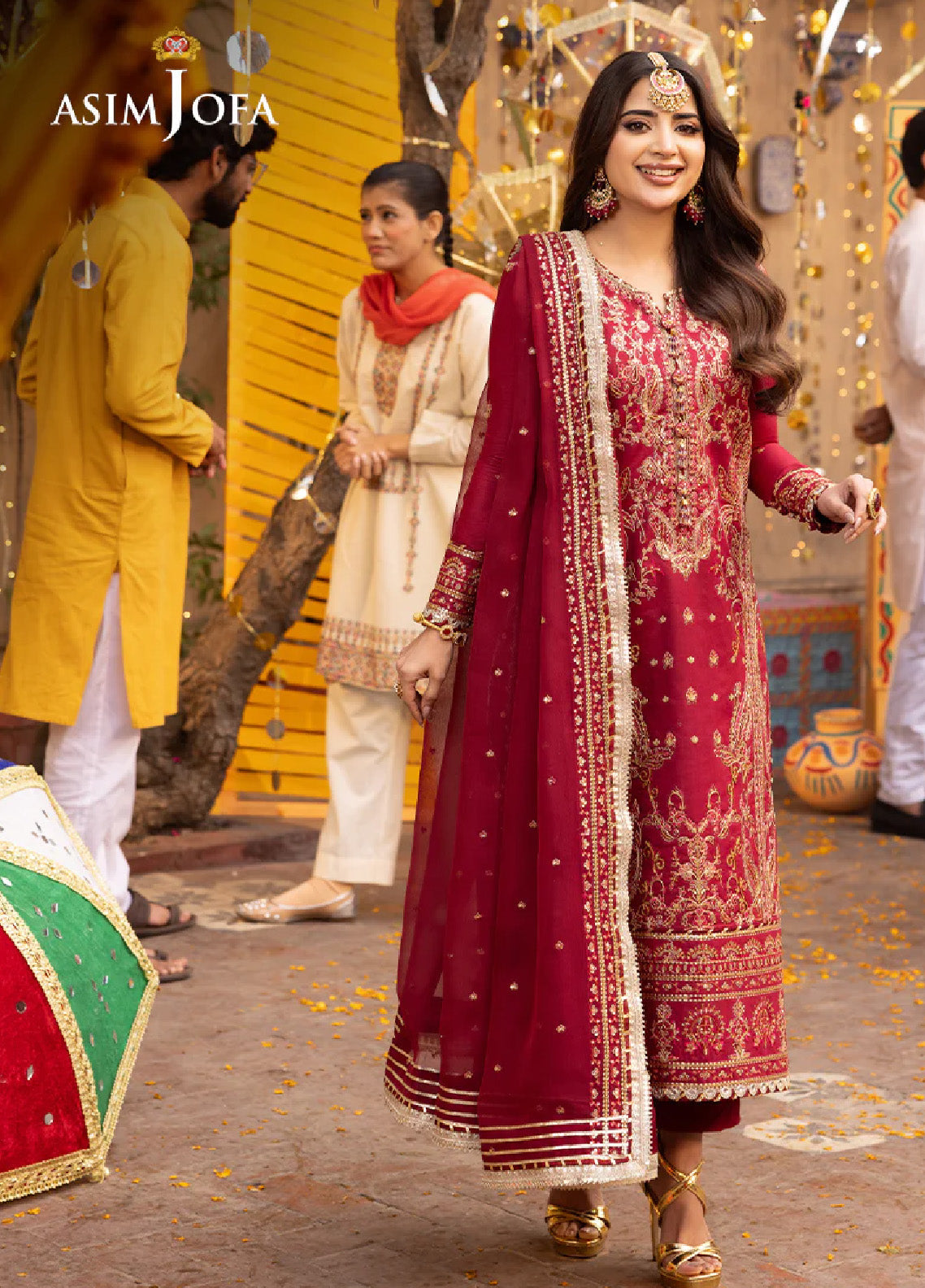 Chamak Damak By Asim Jofa Luxury Festive Embroidered Lawn 3 Piece Unstitched Suit AJ24CD AJCD-25 Chamak Damak By Asim Jofa Luxury Festive Embroidered Lawn 3 Piece Unstitched Suit AJ24CD AJCD-25