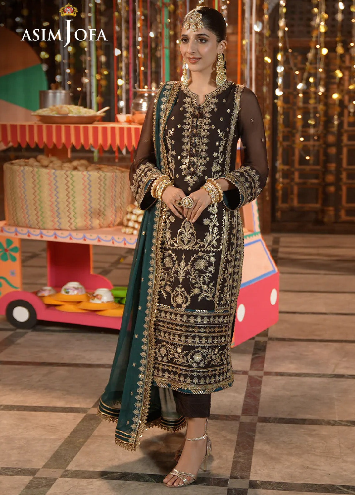 Chamak Damak By Asim Jofa Luxury Festive Embroidered Lawn 3 Piece Unstitched Suit AJ24CD AJCD-29 Chamak Damak By Asim Jofa Luxury Festive Embroidered Lawn 3 Piece Unstitched Suit AJ24CD AJCD-29