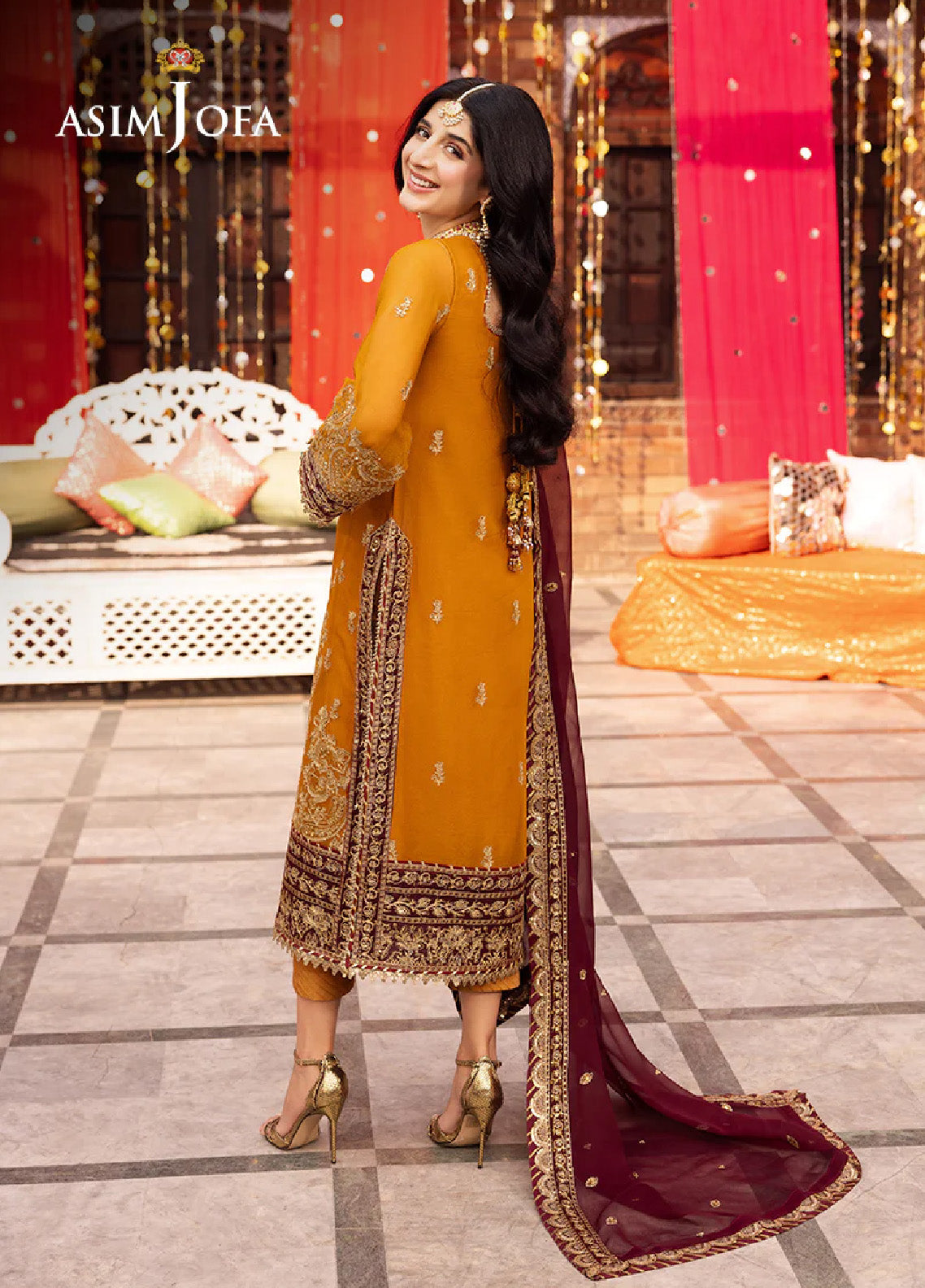 Chamak Damak By Asim Jofa Luxury Festive Embroidered Lawn 3 Piece Unstitched Suit AJ24CD AJCD-30 Chamak Damak By Asim Jofa Luxury Festive Embroidered Lawn 3 Piece Unstitched Suit AJ24CD AJCD-30