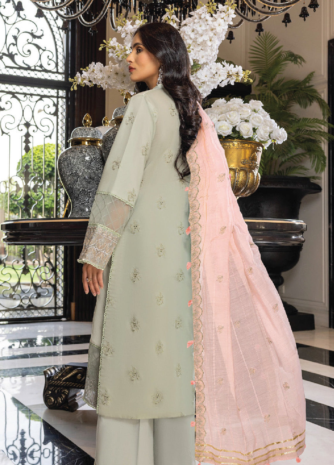 Charlotte By Humdum Embroidered Chikankari Lawn 3 Piece Unstitched Suit HD24CEL-05 Charlotte By Humdum Embroidered Chikankari Lawn 3 Piece Unstitched Suit HD24CEL-05