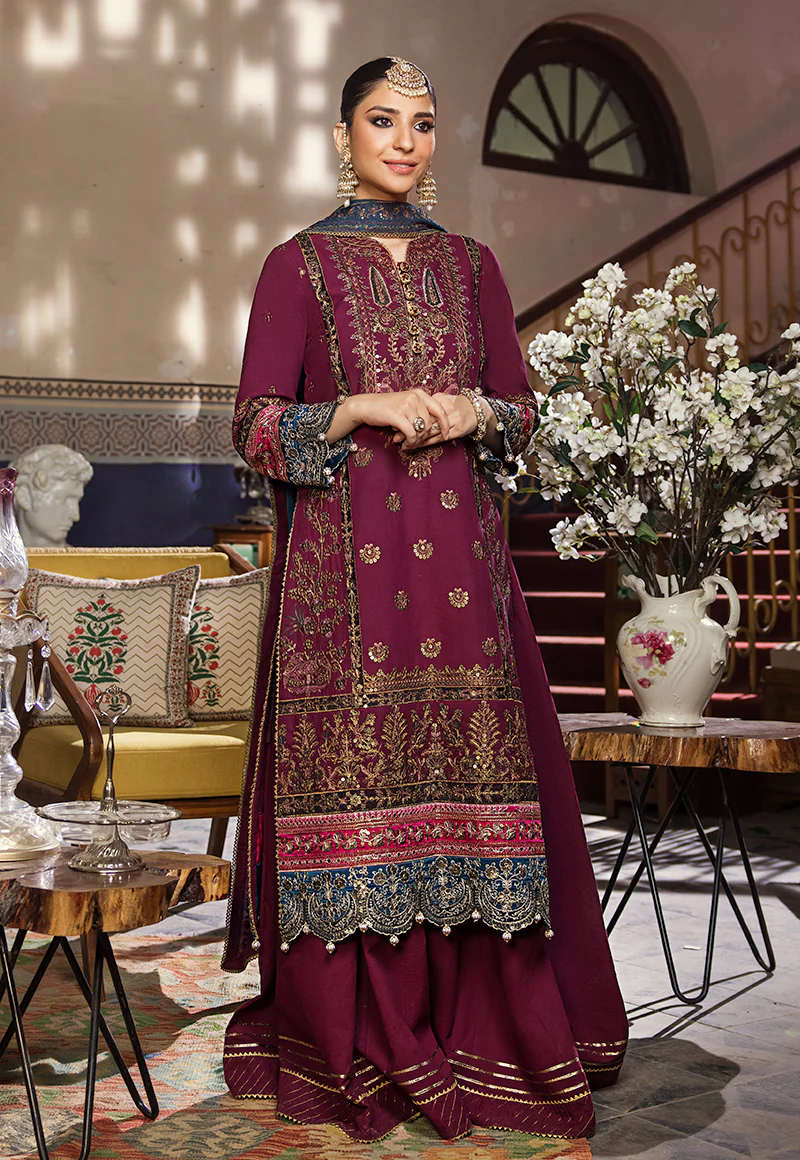 D#31 Asim Jofa Rut Rung Raqs Luxury Emb Lawn Collection 323 D#31 Asim Jofa Rut Rung Raqs Luxury Emb Lawn Collection 323