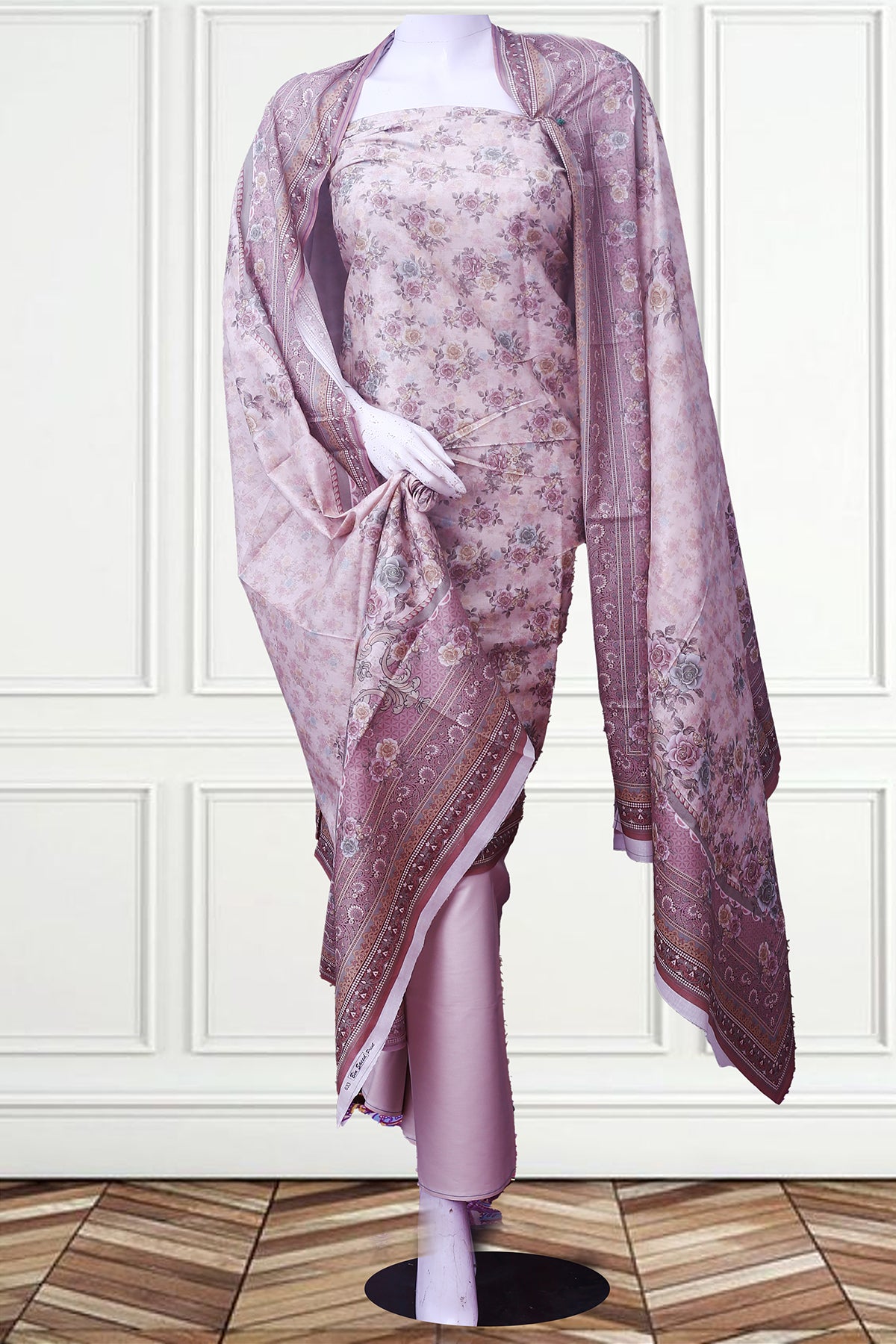 Bin Saeed Printed Lawn Unstitched 3 Piece Suit - 633 Bin Saeed Printed Lawn Unstitched 3 Piece Suit - 633