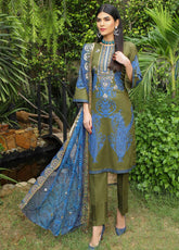 D#01 Ruqayyah Trend Flair Emb Cotton Collection 922