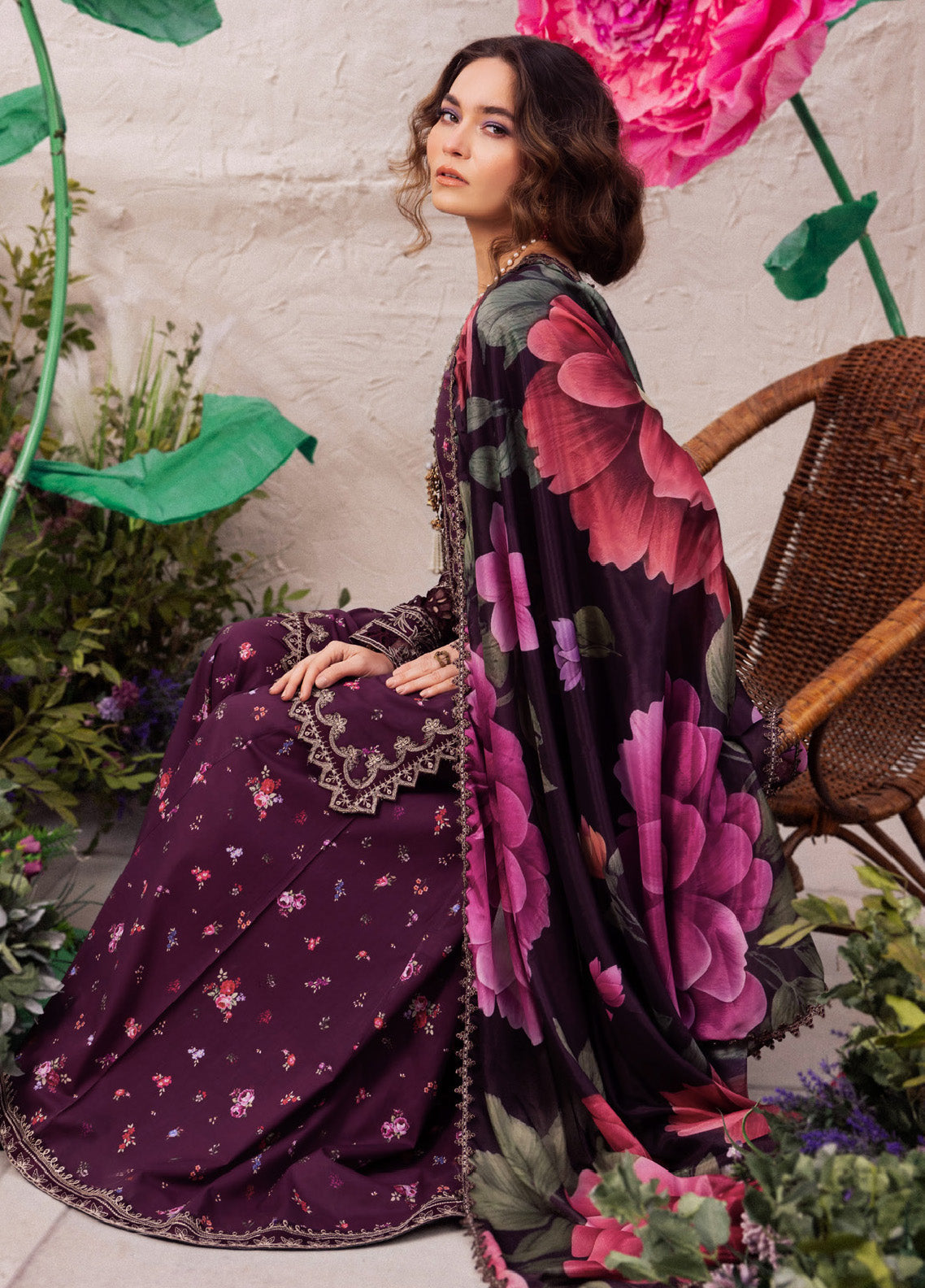 Dahlia By Iznik Embroidered Luxury Lawn 3 Piece Unstitched Suit IZ24DLL 06 TRANQUIL Dahlia By Iznik Embroidered Luxury Lawn 3 Piece Unstitched Suit IZ24DLL 06 TRANQUIL