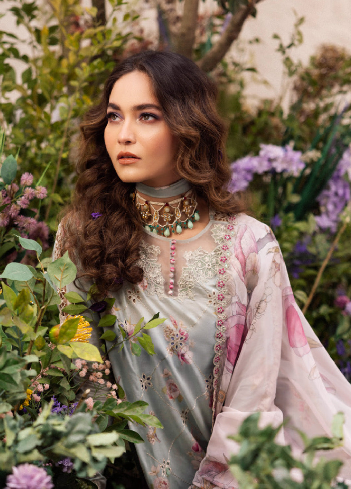 Dahlia By Iznik Embroidered Luxury Lawn 3 Piece Unstitched Suit IZ24DLL 10 MIRAGE Dahlia By Iznik Embroidered Luxury Lawn 3 Piece Unstitched Suit IZ24DLL 10 MIRAGE