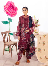 Dahlia By Iznik Embroidered Luxury Lawn 3 Piece Unstitched Suit IZ24DLL 11 SOLISTICE
