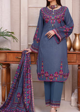 Daman By VS Textile Printed Cambric Unstitched 3 Piece Suit - 05