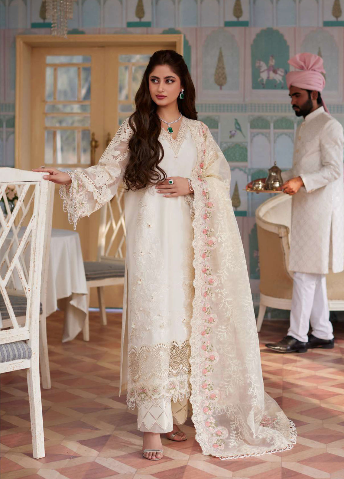 Elaf Premium Eid Edit Embroidered Lawn 3 Piece Unstitched Suit EF24PEE D-01A MOTIA Elaf Premium Eid Edit Embroidered Lawn 3 Piece Unstitched Suit EF24PEE D-01A MOTIA