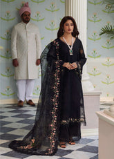 Elaf Premium Eid Edit Embroidered Lawn 3 Piece Unstitched Suit EF24PEE D-01B HAYA