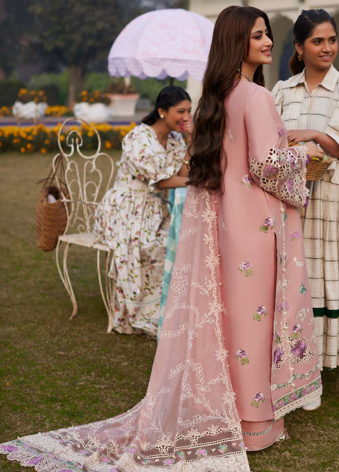 Elaf Premium Eid Edit Embroidered Lawn 3 Piece Unstitched Suit EF24PEE D-02A ZOHREH Elaf Premium Eid Edit Embroidered Lawn 3 Piece Unstitched Suit EF24PEE D-02A ZOHREH