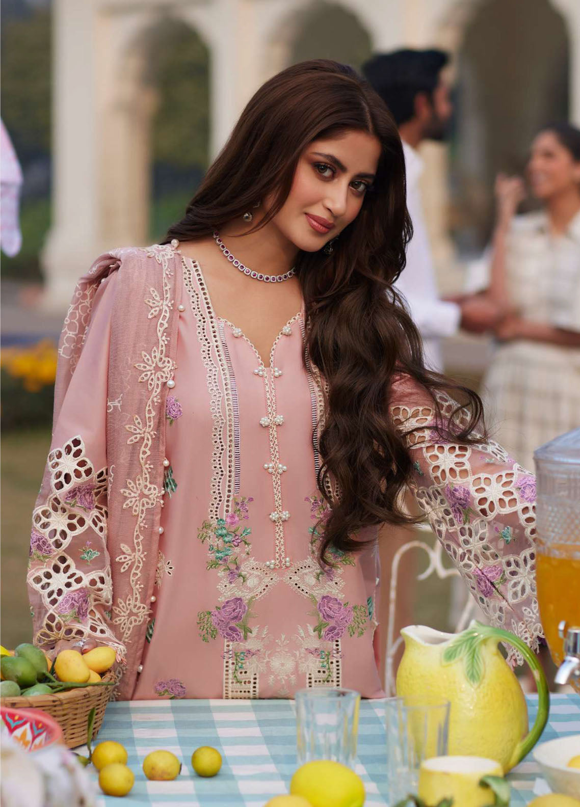Elaf Premium Eid Edit Embroidered Lawn 3 Piece Unstitched Suit EF24PEE D-02A ZOHREH Elaf Premium Eid Edit Embroidered Lawn 3 Piece Unstitched Suit EF24PEE D-02A ZOHREH