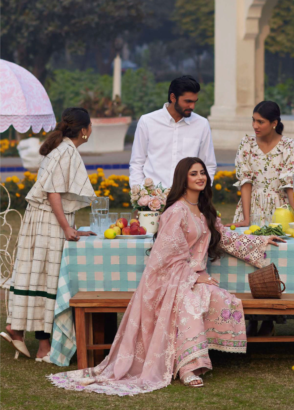 Elaf Premium Eid Edit Embroidered Lawn 3 Piece Unstitched Suit EF24PEE D-02A ZOHREH Elaf Premium Eid Edit Embroidered Lawn 3 Piece Unstitched Suit EF24PEE D-02A ZOHREH