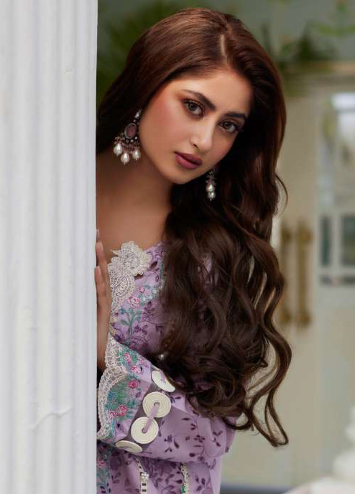 Elaf Premium Eid Edit Embroidered Lawn 3 Piece Unstitched Suit EF24PEE D-03 AFSANEH Elaf Premium Eid Edit Embroidered Lawn 3 Piece Unstitched Suit EF24PEE D-03 AFSANEH