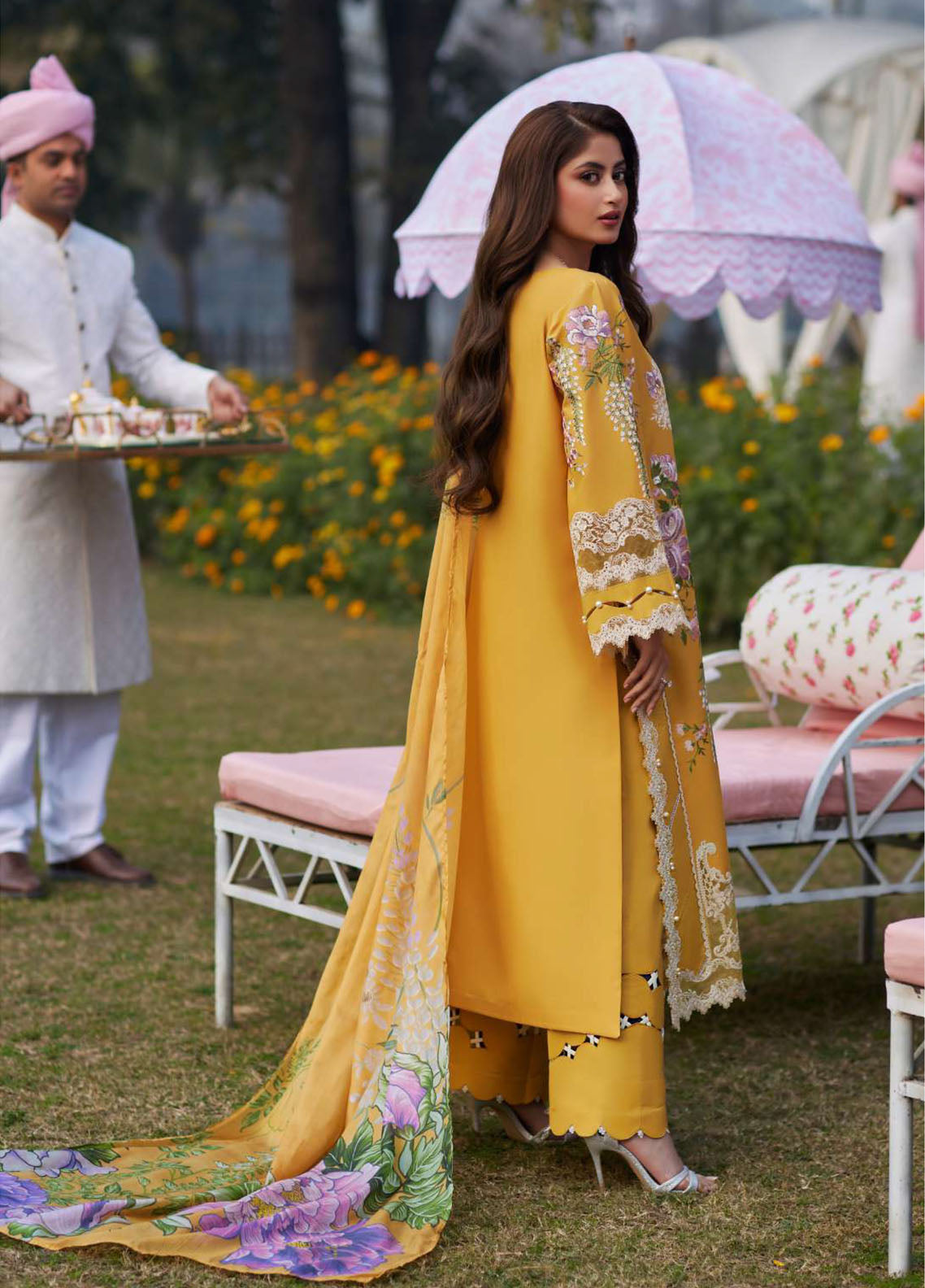 Elaf Premium Eid Edit Embroidered Lawn 3 Piece Unstitched Suit EF24PEE D-12A SONA Elaf Premium Eid Edit Embroidered Lawn 3 Piece Unstitched Suit EF24PEE D-12A SONA