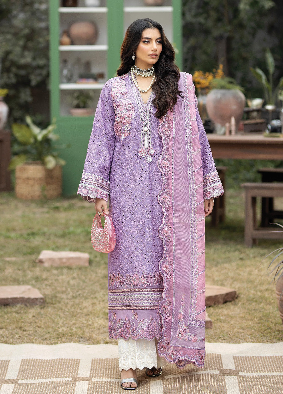 Gulposh By Serene Luxury Embroidered Lawn 3 Piece Unstitched Suit S24GLL-50-GUL Gulposh By Serene Luxury Embroidered Lawn 3 Piece Unstitched Suit S24GLL-50-GUL