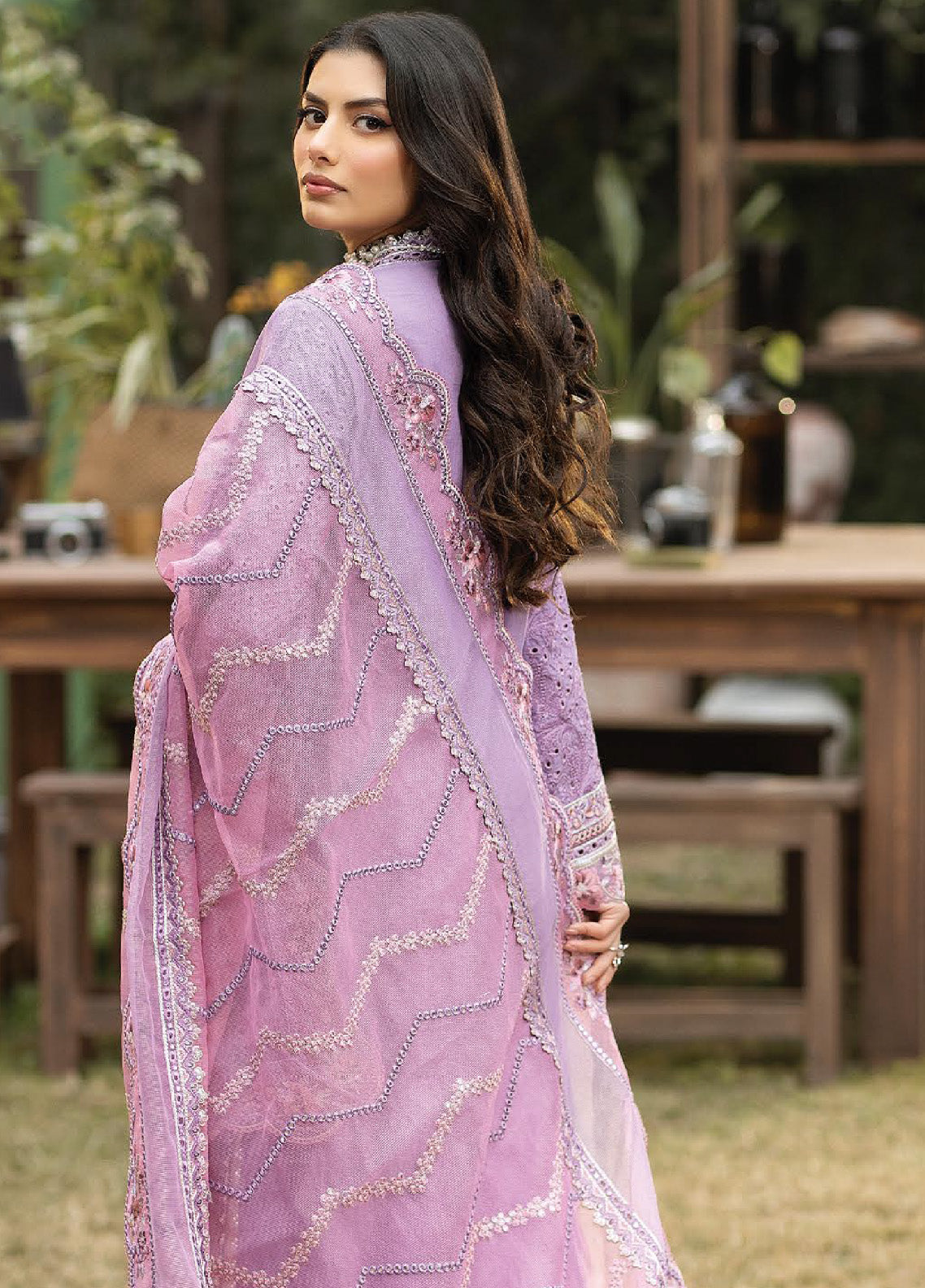 Gulposh By Serene Luxury Embroidered Lawn 3 Piece Unstitched Suit S24GLL-50-GUL Gulposh By Serene Luxury Embroidered Lawn 3 Piece Unstitched Suit S24GLL-50-GUL