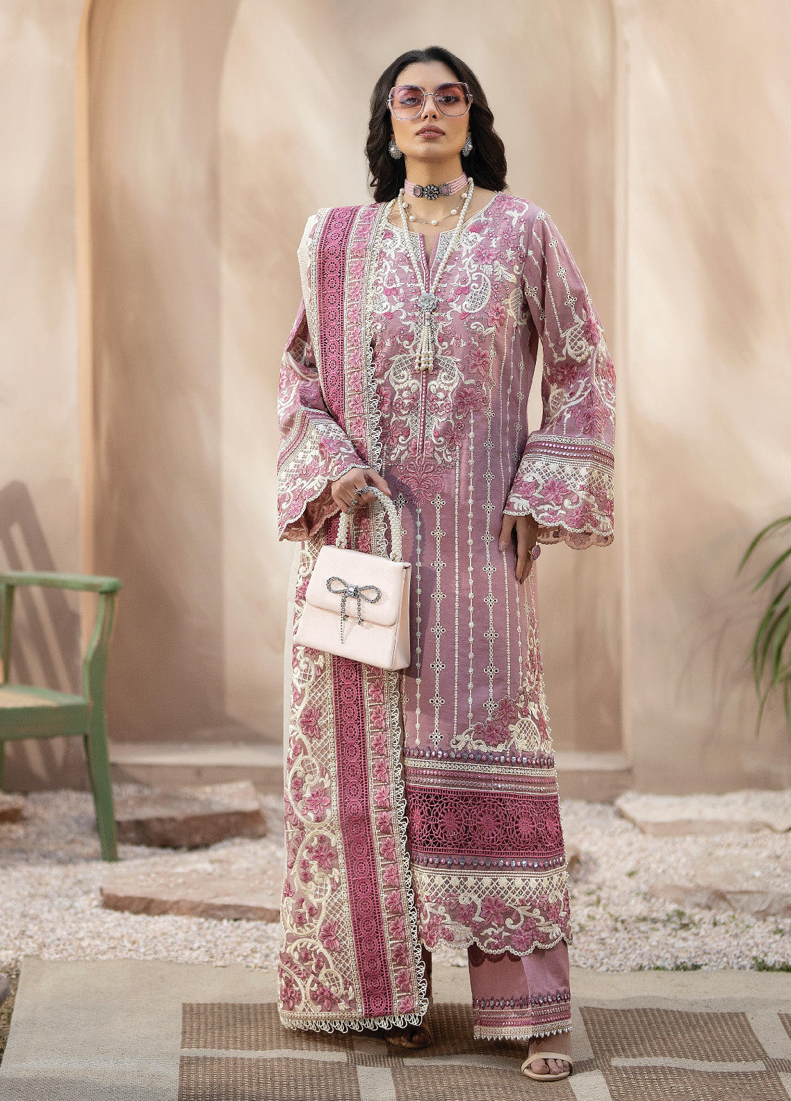 Gulposh By Serene Luxury Embroidered Lawn 3 Piece Unstitched Suit S24GLL-52-ABEER Gulposh By Serene Luxury Embroidered Lawn 3 Piece Unstitched Suit S24GLL-52-ABEER