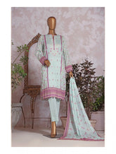 HZ Unstitched 3 Piece D#104
