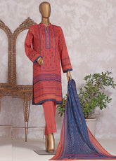 HZ Unstitched 3 Piece D#119