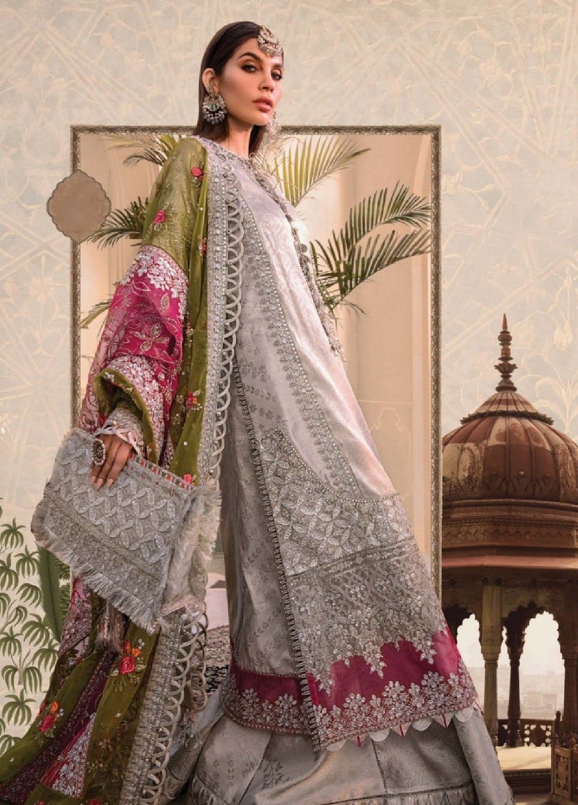 Inspiration Maria B By Schick Formal Chiffon 3 Piece Unstitched Suit S24MBIC-04 Inspiration Maria B By Schick Formal Chiffon 3 Piece Unstitched Suit S24MBIC-04