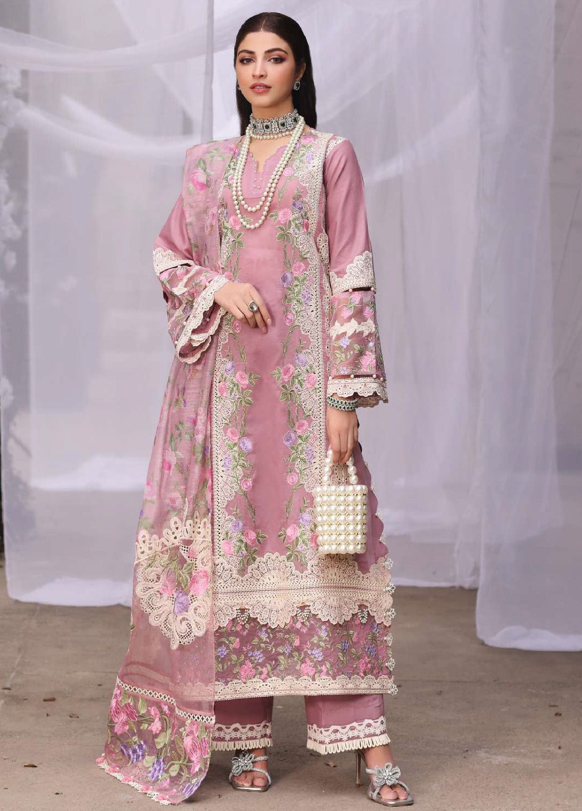 Kahf Festive Luxury Embroidered Lawn 3 Piece Unstitched Suit K24FLL-03 SASSI Kahf Festive Luxury Embroidered Lawn 3 Piece Unstitched Suit K24FLL-03 SASSI