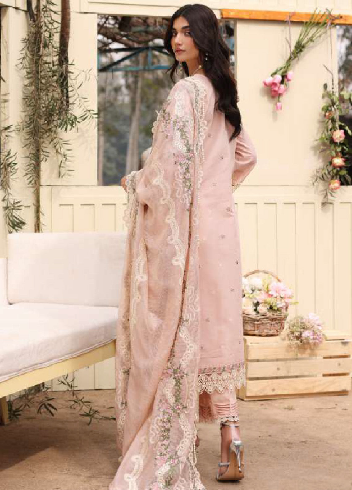 Kahf Festive Luxury Embroidered Lawn 3 Piece Unstitched Suit K24FLL-09B NORA Kahf Festive Luxury Embroidered Lawn 3 Piece Unstitched Suit K24FLL-09B NORA