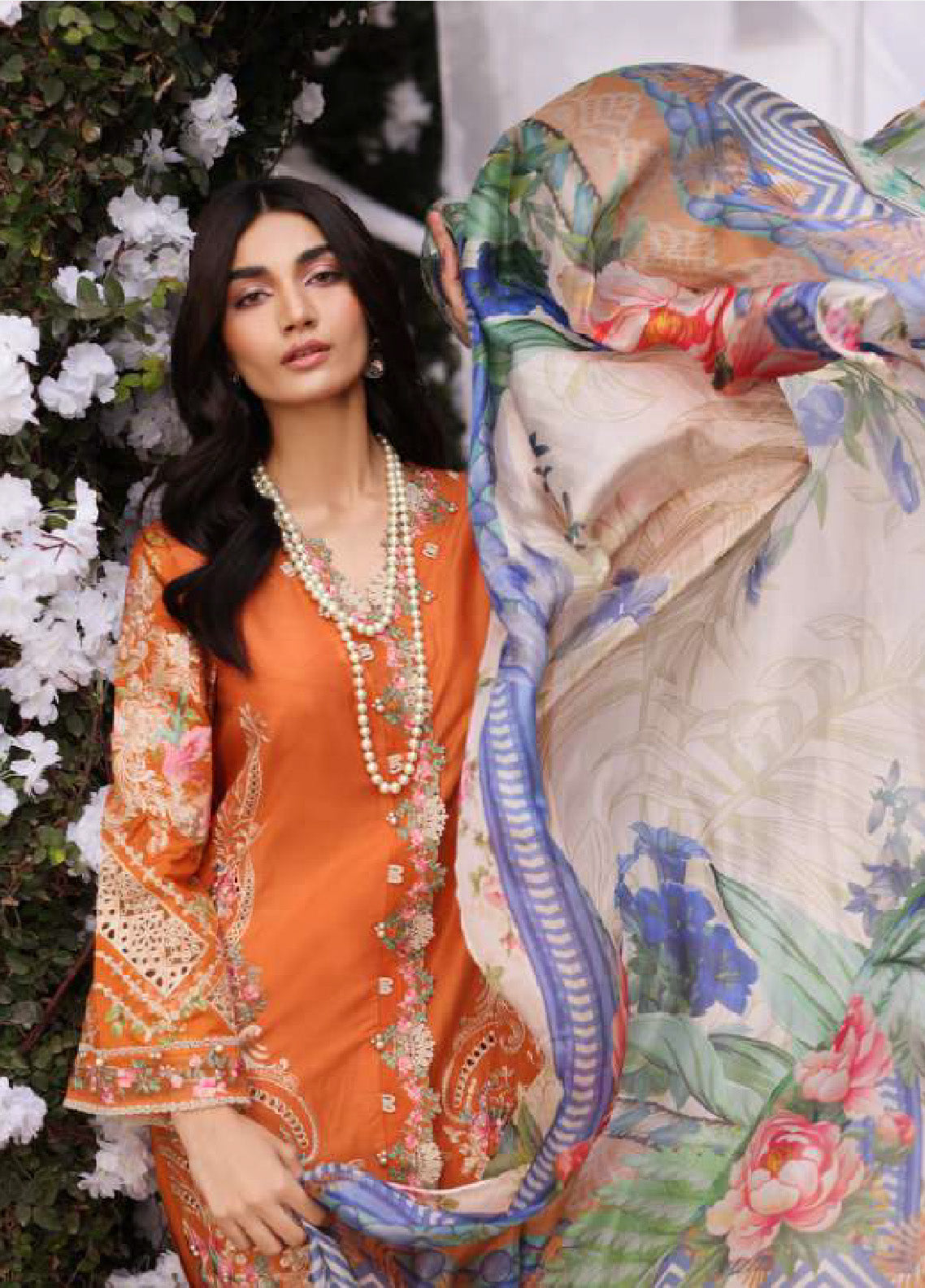 Kahf Festive Luxury Embroidered Lawn 3 Piece Unstitched Suit K24FLL-10 MAYA Kahf Festive Luxury Embroidered Lawn 3 Piece Unstitched Suit K24FLL-10 MAYA