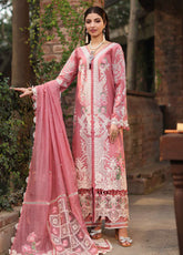 Kahf Festive Luxury Embroidered Lawn 3 Piece Unstitched Suit K24FLL-13 ZEB