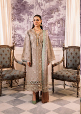 La'Hira By Bin Ilyas Embroidered Spring Lawn 3 Piece Unstitched Suit BI24LHSL-203-A
