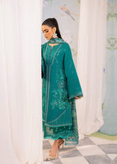 La'Hira By Bin Ilyas Embroidered Spring Lawn 3 Piece Unstitched Suit BI24LHSL-207-A