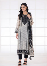 LSM Lakhany Unstitched 3 Piece D#7014