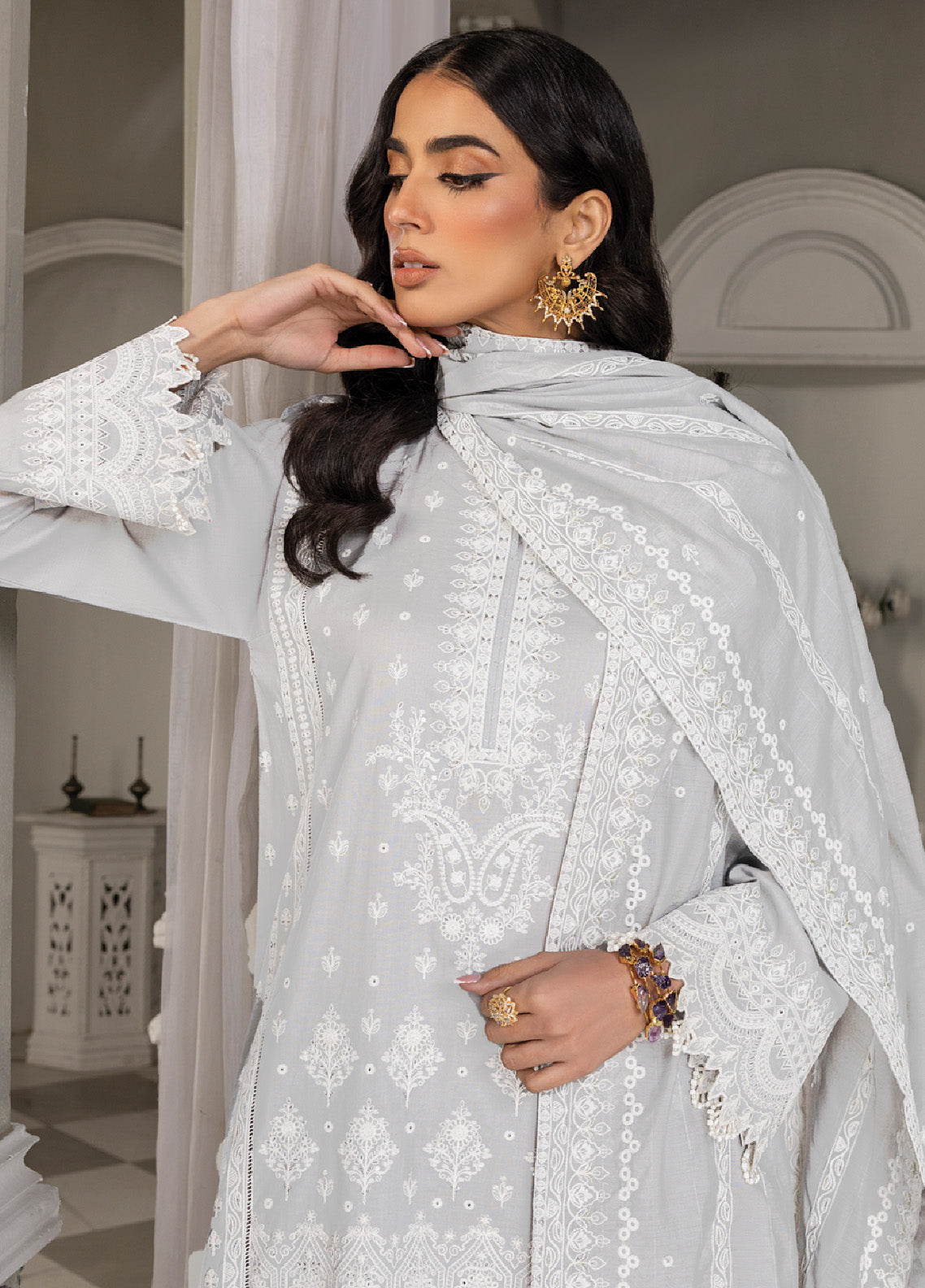 LSM Lakhany Eid Edition Embroidered Lawn 3 Piece Unstitched Suit LSM24EEL-LG-IZ-0084 LSM Lakhany Eid Edition Embroidered Lawn 3 Piece Unstitched Suit LSM24EEL-LG-IZ-0084