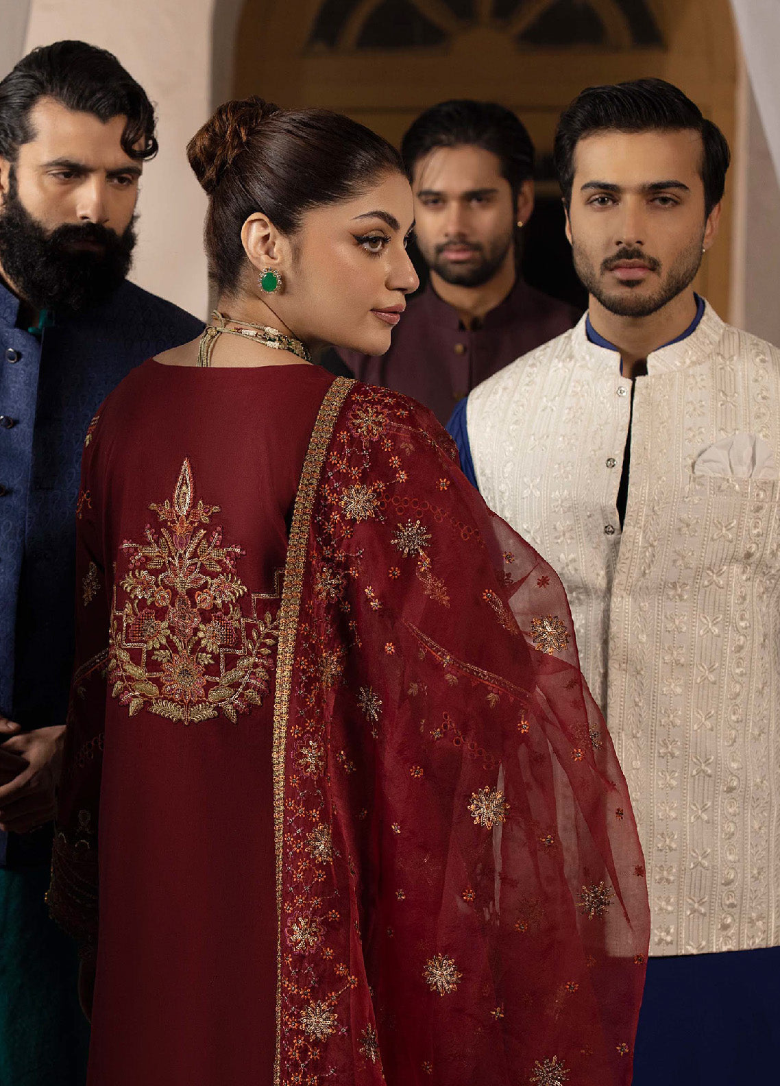 Mahrukh By Mahnur Luxury Lawn 3 Piece Unstitched Suit M24MLL-CARNATION Mahrukh By Mahnur Luxury Lawn 3 Piece Unstitched Suit M24MLL-CARNATION