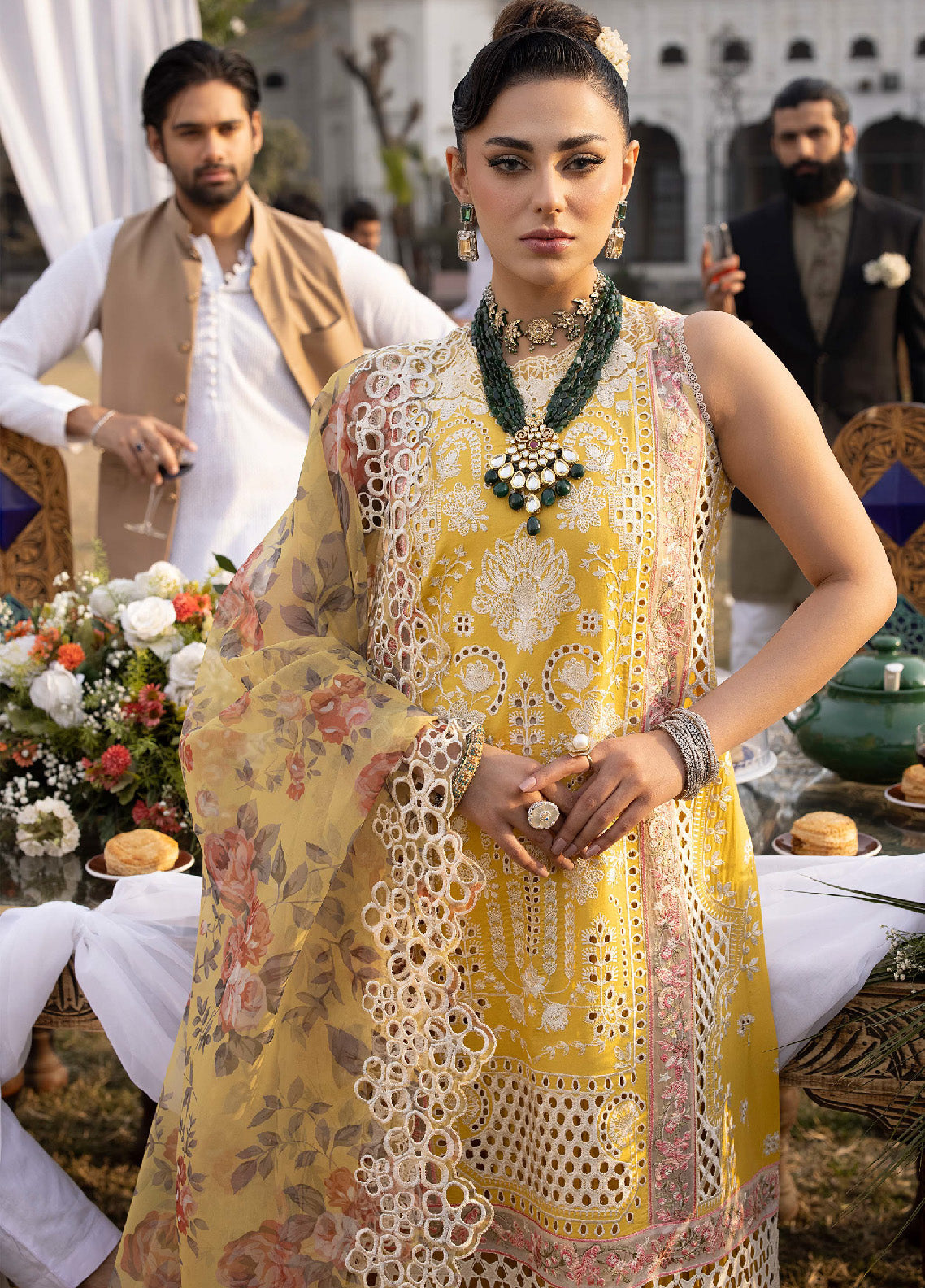 Mahrukh By Mahnur Luxury Lawn 3 Piece Unstitched Suit M24MLL-DELIA Mahrukh By Mahnur Luxury Lawn 3 Piece Unstitched Suit M24MLL-DELIA