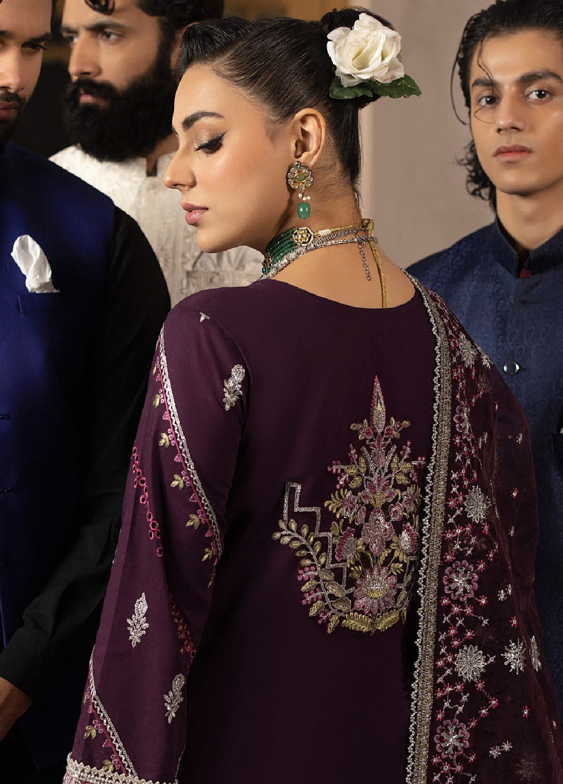 Mahrukh By Mahnur Luxury Lawn 3 Piece Unstitched Suit M24MLL-ESME Mahrukh By Mahnur Luxury Lawn 3 Piece Unstitched Suit M24MLL-ESME