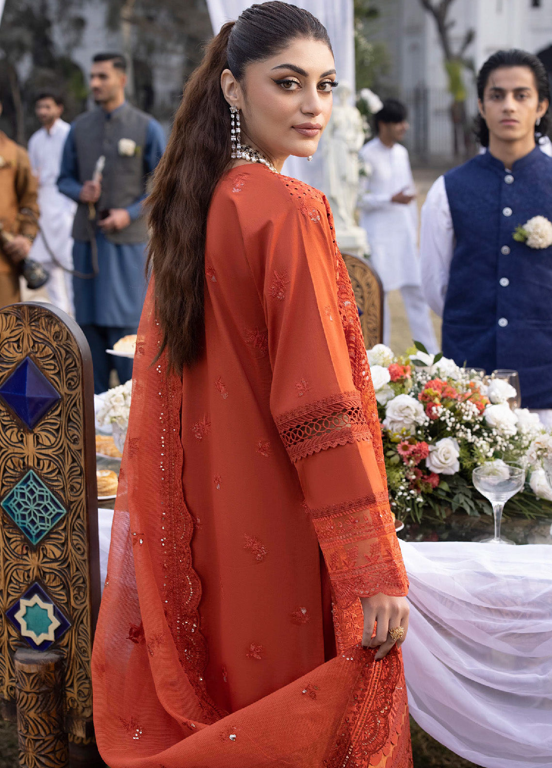 Mahrukh By Mahnur Luxury Lawn 3 Piece Unstitched Suit M24MLL-IRIS Mahrukh By Mahnur Luxury Lawn 3 Piece Unstitched Suit M24MLL-IRIS