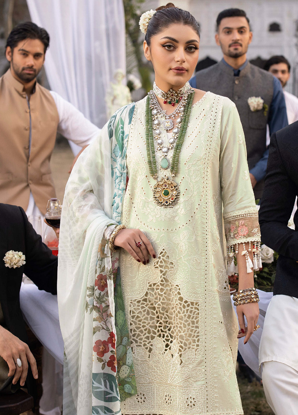 Mahrukh By Mahnur Luxury Lawn 3 Piece Unstitched Suit M24MLL-LILLY Mahrukh By Mahnur Luxury Lawn 3 Piece Unstitched Suit M24MLL-LILLY