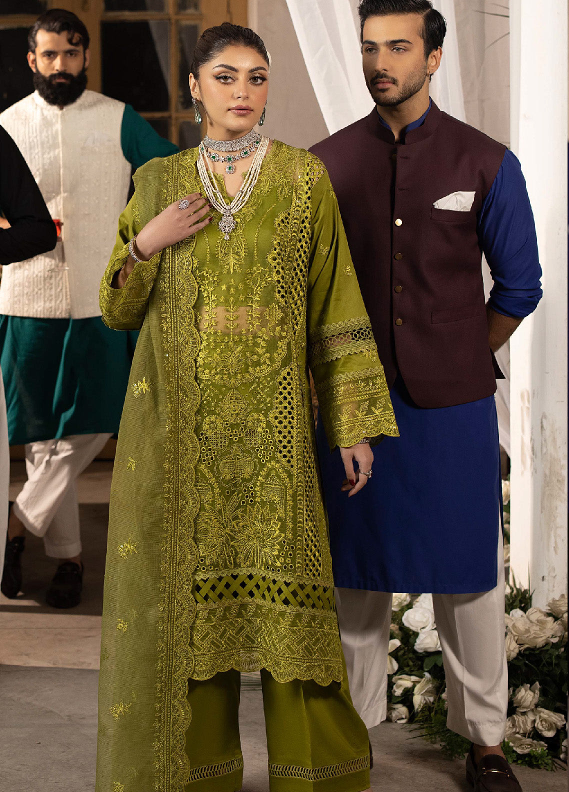 Mahrukh By Mahnur Luxury Lawn 3 Piece Unstitched Suit M24MLL-MALVA Mahrukh By Mahnur Luxury Lawn 3 Piece Unstitched Suit M24MLL-MALVA