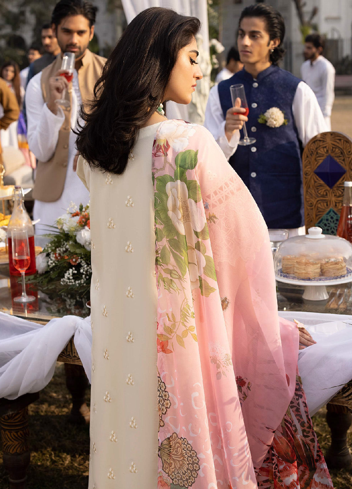 Mahrukh By Mahnur Luxury Lawn 3 Piece Unstitched Suit M24MLL-OPAL Mahrukh By Mahnur Luxury Lawn 3 Piece Unstitched Suit M24MLL-OPAL