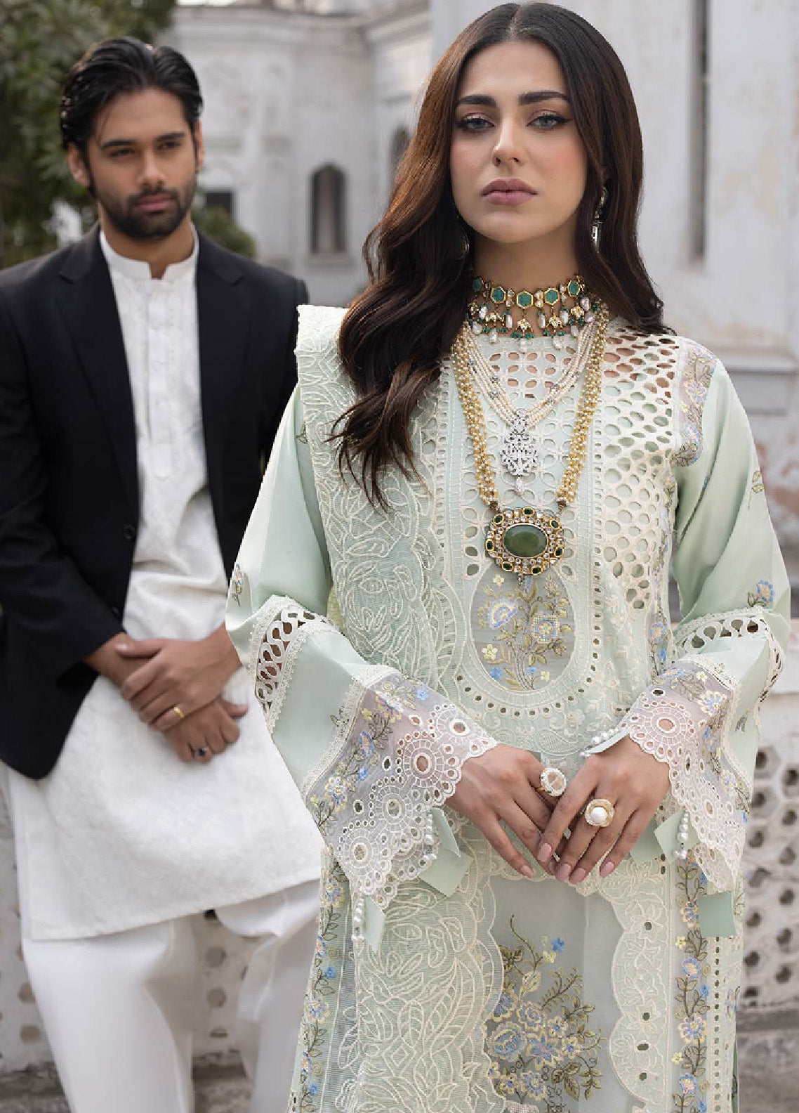 Mahrukh By Mahnur Luxury Lawn 3 Piece Unstitched Suit M24MLL-SELINA Mahrukh By Mahnur Luxury Lawn 3 Piece Unstitched Suit M24MLL-SELINA