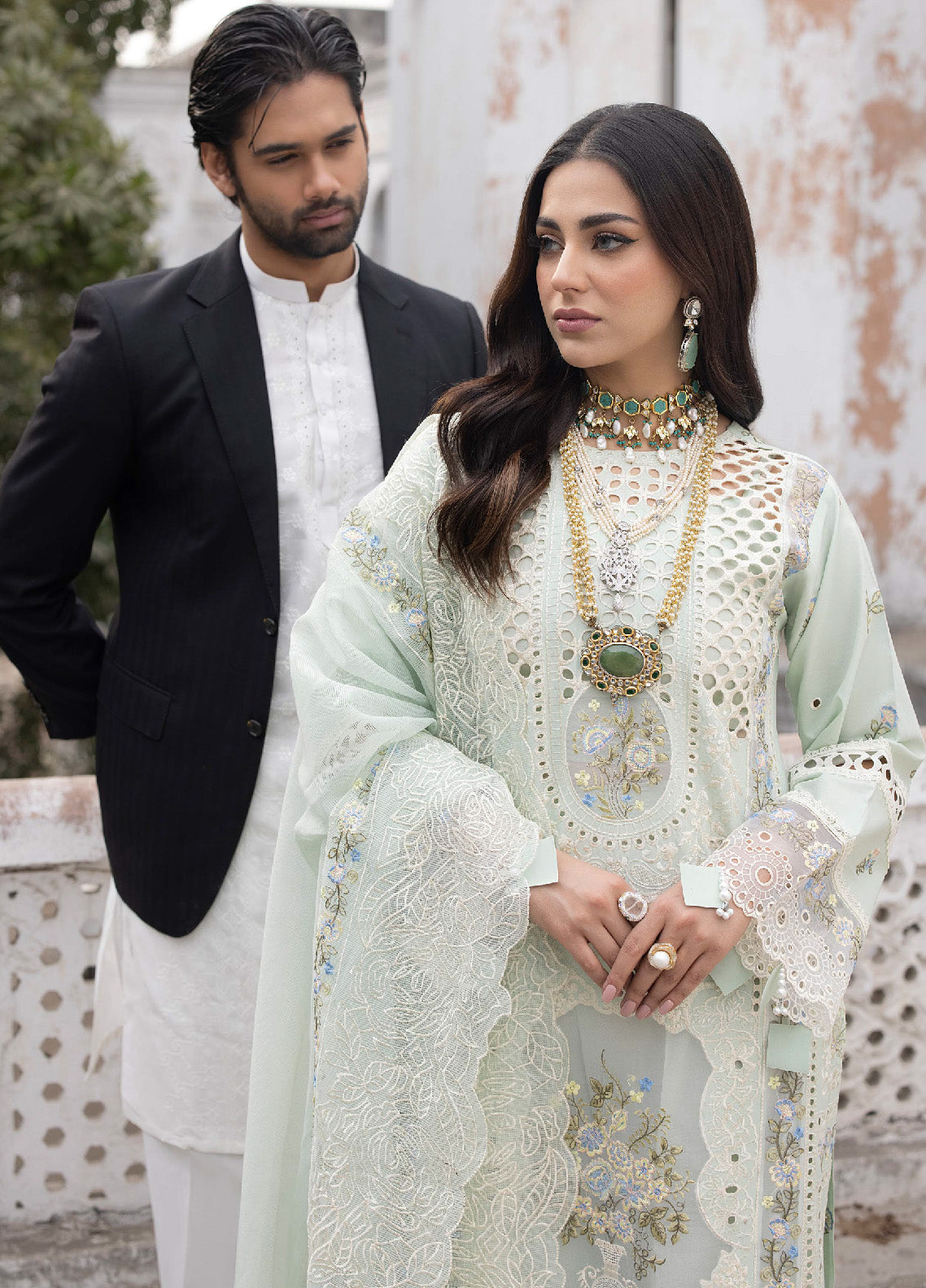 Mahrukh By Mahnur Luxury Lawn 3 Piece Unstitched Suit M24MLL-SELINA Mahrukh By Mahnur Luxury Lawn 3 Piece Unstitched Suit M24MLL-SELINA