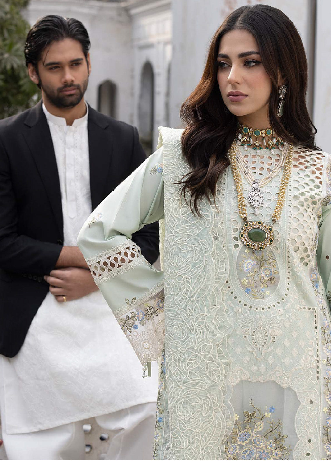 Mahrukh By Mahnur Luxury Lawn 3 Piece Unstitched Suit M24MLL-SELINA Mahrukh By Mahnur Luxury Lawn 3 Piece Unstitched Suit M24MLL-SELINA