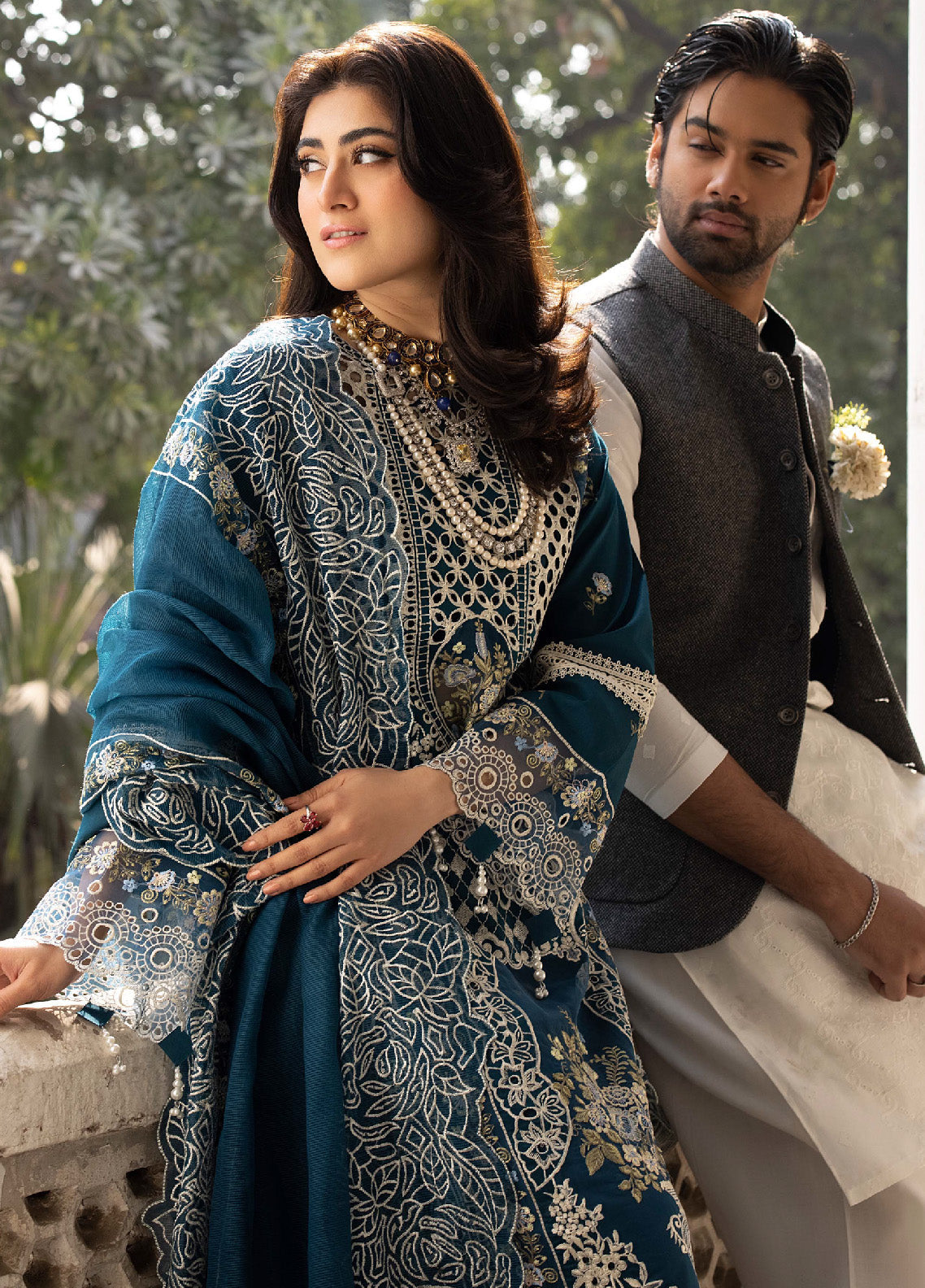 Mahrukh By Mahnur Luxury Lawn 3 Piece Unstitched Suit M24MLL-SERENE Mahrukh By Mahnur Luxury Lawn 3 Piece Unstitched Suit M24MLL-SERENE