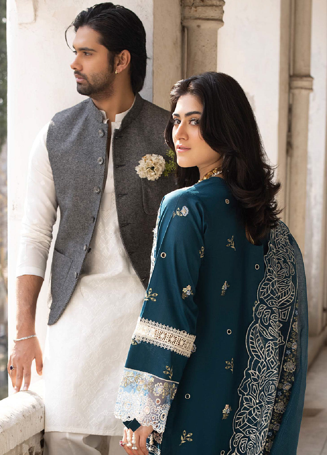 Mahrukh By Mahnur Luxury Lawn 3 Piece Unstitched Suit M24MLL-SERENE Mahrukh By Mahnur Luxury Lawn 3 Piece Unstitched Suit M24MLL-SERENE