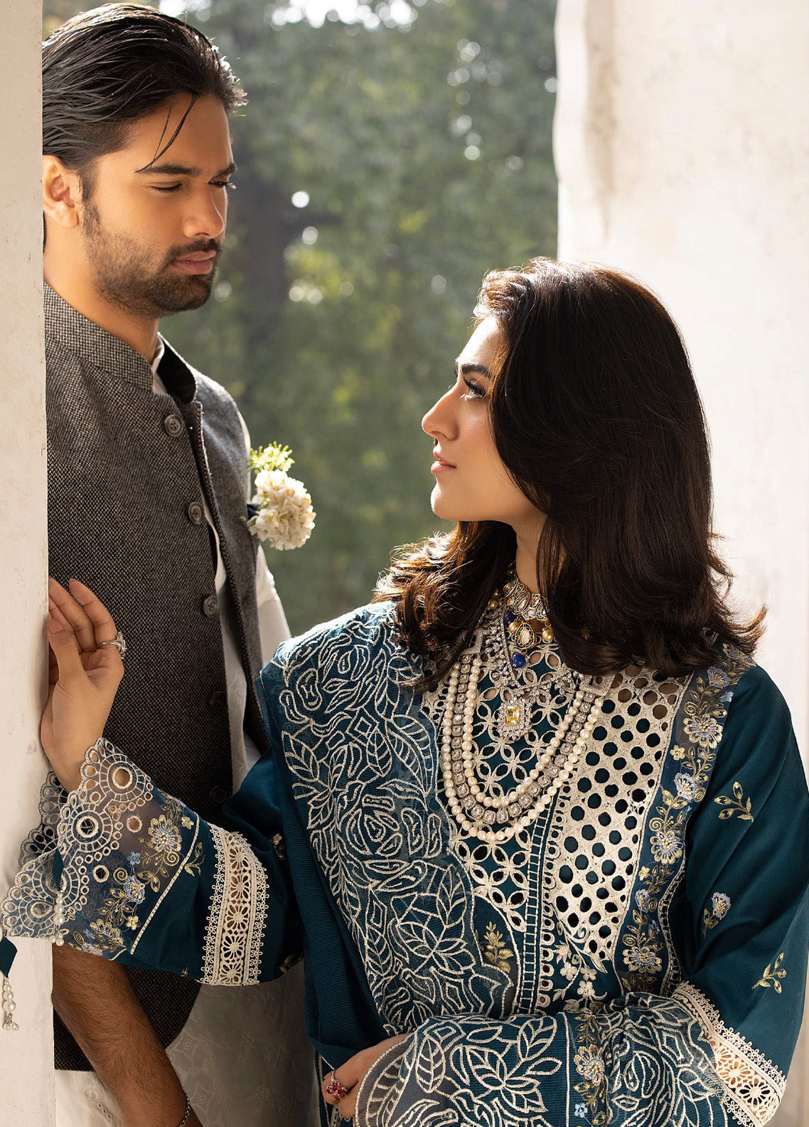 Mahrukh By Mahnur Luxury Lawn 3 Piece Unstitched Suit M24MLL-SERENE Mahrukh By Mahnur Luxury Lawn 3 Piece Unstitched Suit M24MLL-SERENE